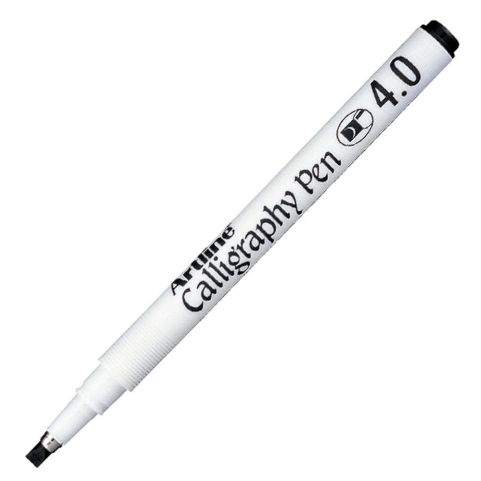 Artline 244 Calligraphy Kalemi Siyah 4.0mm  