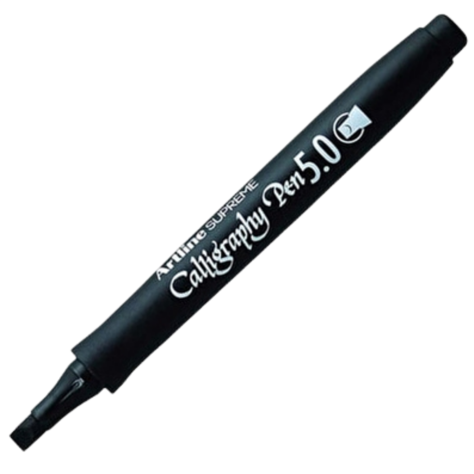Artline 245 Calligraphy Kalemi Siyah 5.0mm