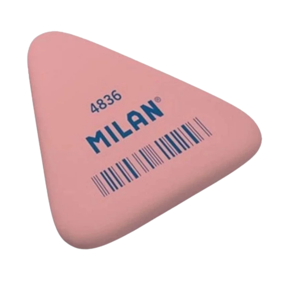 Milan 4836 Üçgen Silgi Beyaz