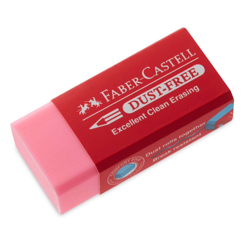 Faber Castell Dust-Free Renkli Silgi  Pembe