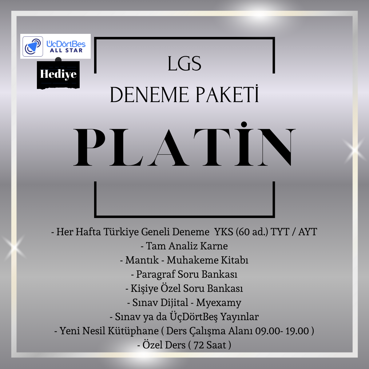 Platin LGS Deneme Paketi