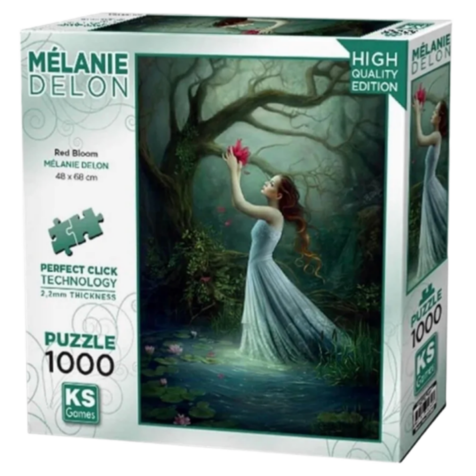 Onur 20682 Puzzle 1000 Parça Red Bloom