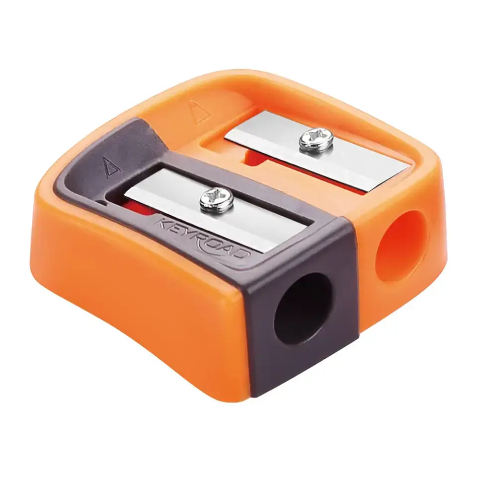 Keyroad KR972265 Çift Gözlü Kalemtıraş Turuncu
