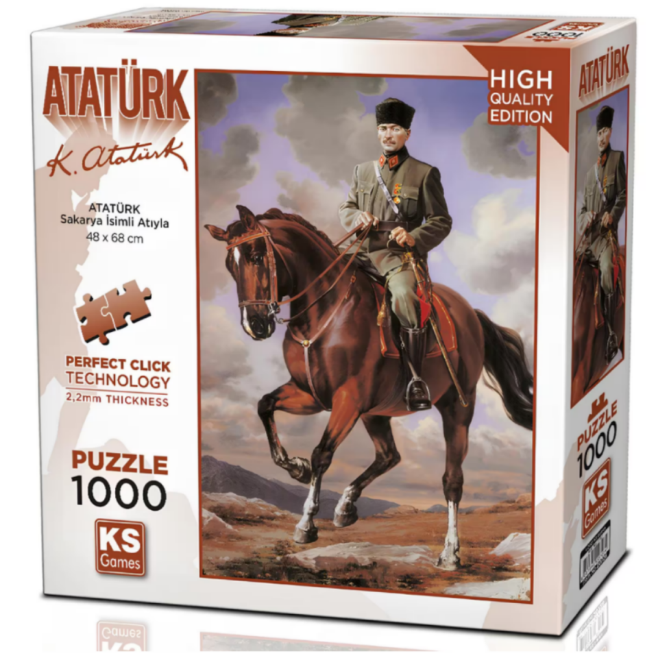 Onur 20726 Puzzle 1000 Parça Gazi M.Kemal Sakarya Adlı Atıyla