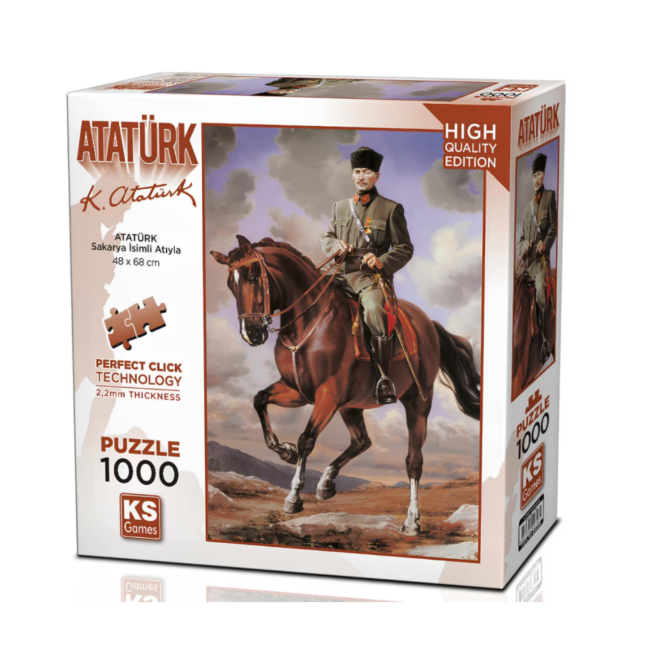 Onur 20726 Puzzle 1000 Parça Gazi M.Kemal Sakarya Adlı Atıyla