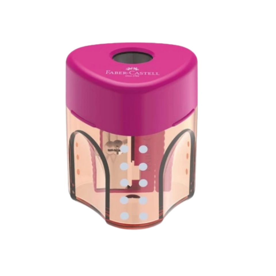 Faber Castell Grip Auto Mini Kalemtıraş Trend Kırmızı