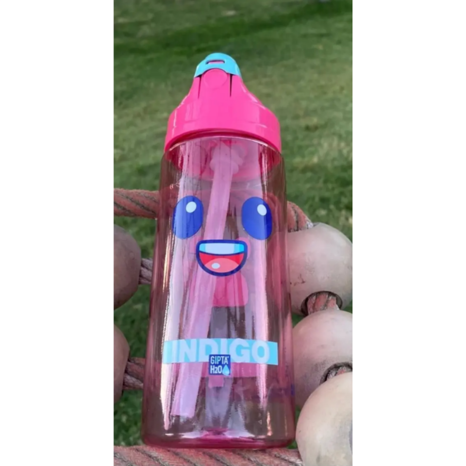 Gıpta 7508 Indıgo Trıtan Desenlı Pıpetlı Matara 500Ml