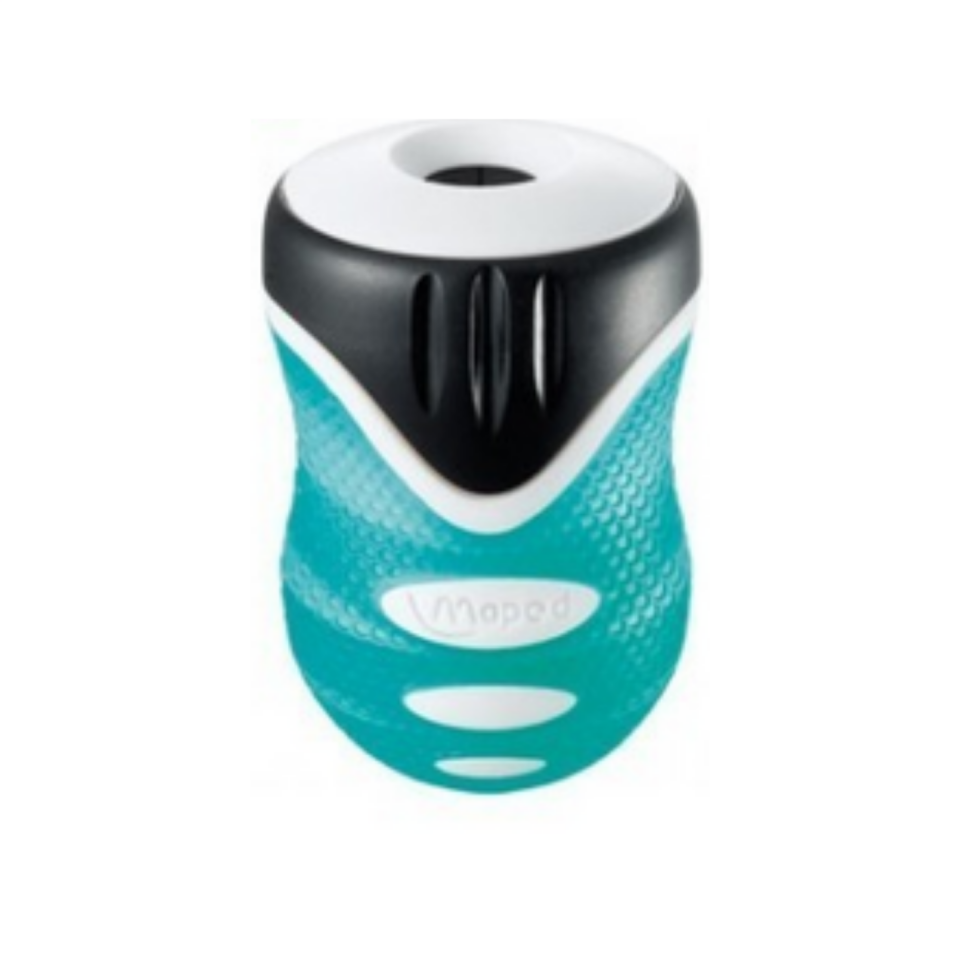 Maped Kalemtıraş Clean Grip Tek Delikli Turkuaz