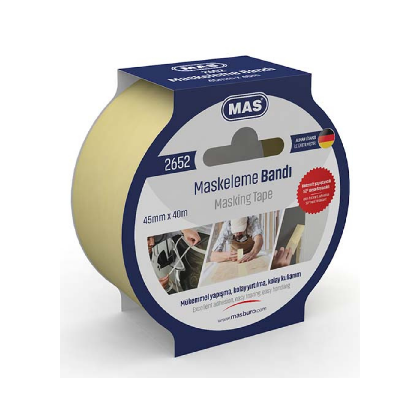 Mas 2652 Maskeleme Bandı 45 mm 40 Metre