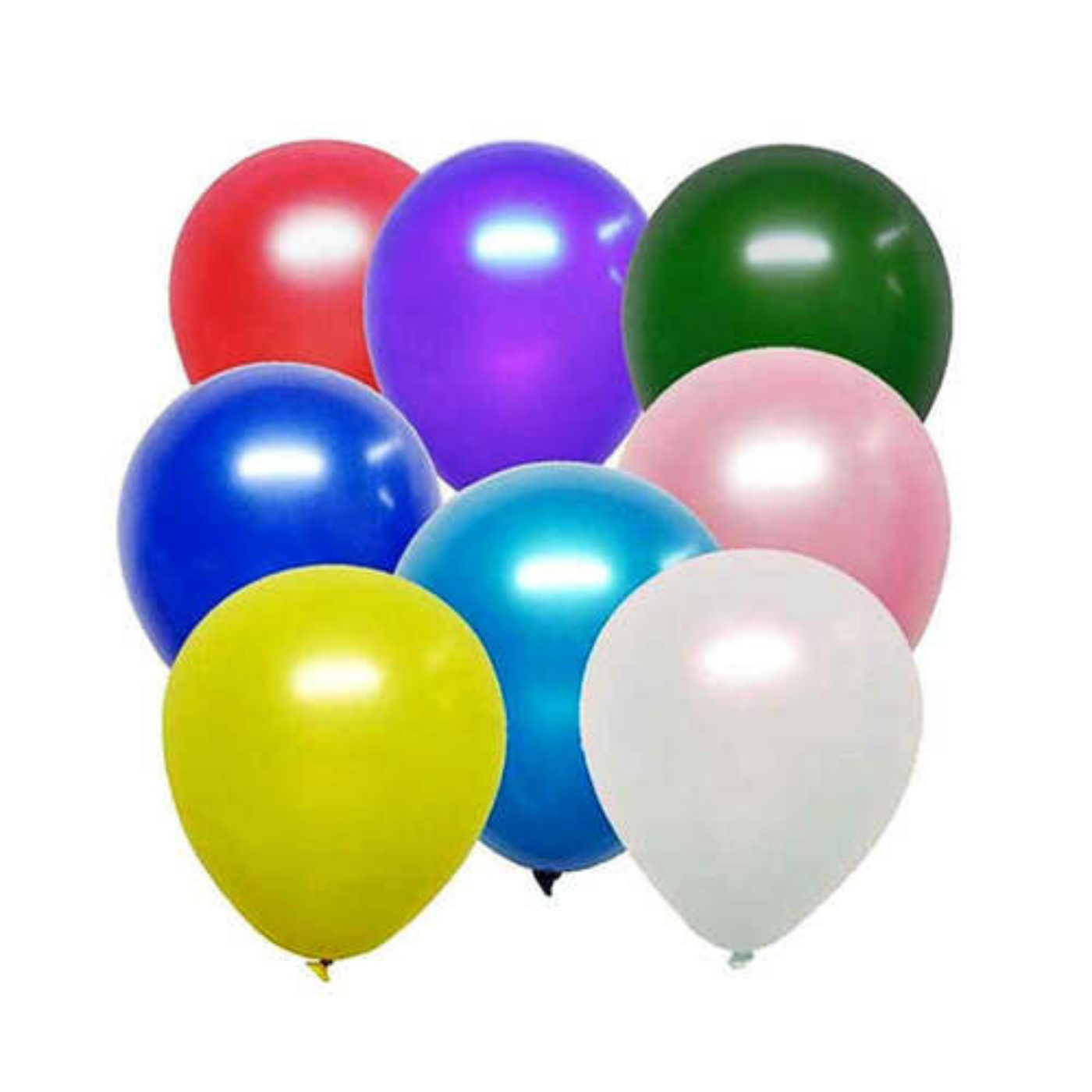 Balon Metalık Karışık Renk 12 Inc 100'lü