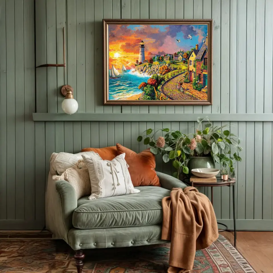 Lighthouse by the Sea 1000 Parça Puzzle I 20758