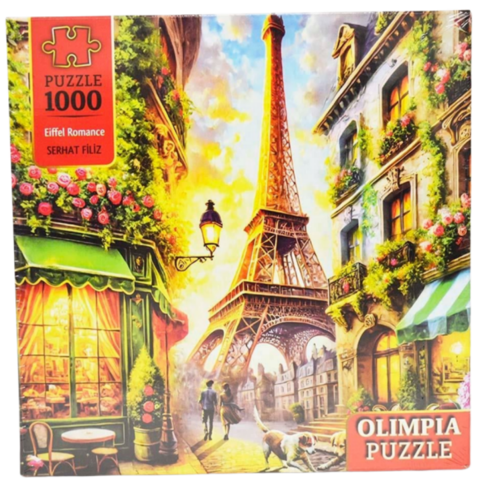 Onur 15015 Puzzle 1000 Prç Olimpia  Eiffel  Romance