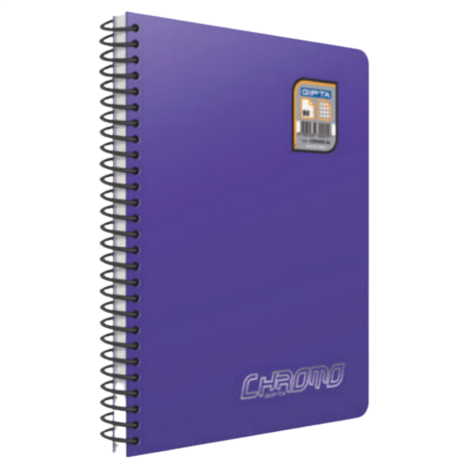 Gıpta 1340 Chromo Spiralli PP Kapak Defter A4 120 Yaprak Çizgili