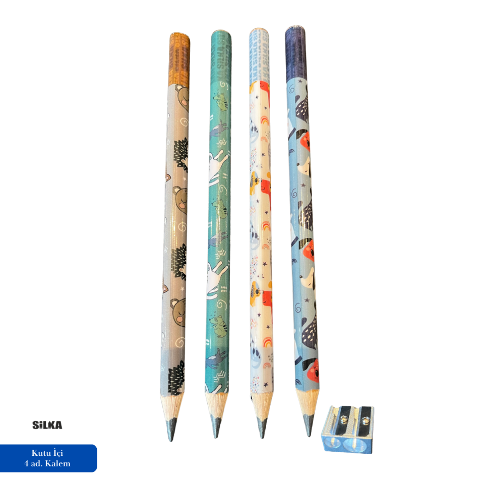 Art.1519 Silka Trı Jumbo Anımal Folyo Kurşun Kalem