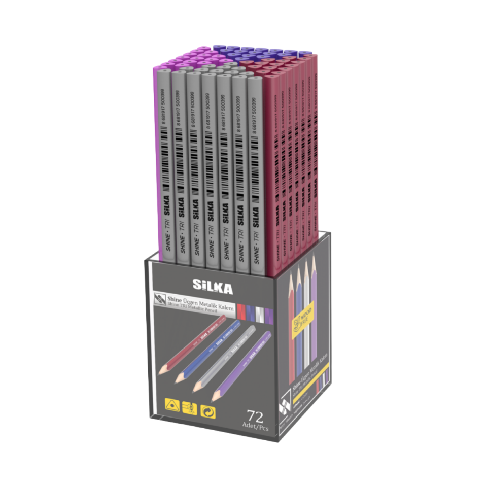 Art.39 Silka Shıny Metalik Kurşun Kalem