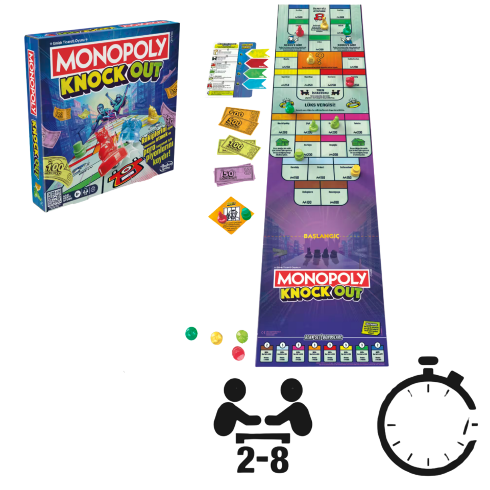 Hasbro Gaming Monopoly Knockout I F8995