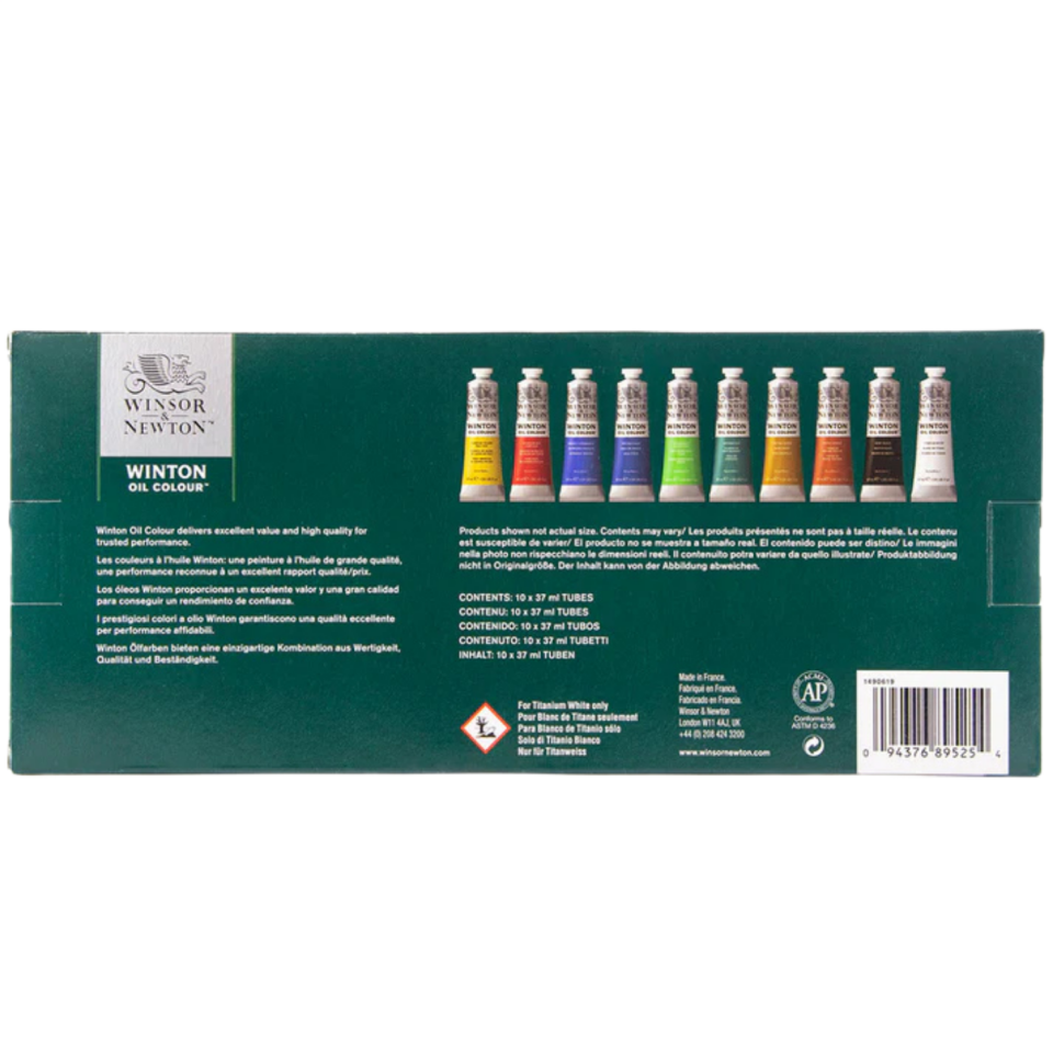 Winsor & Newton Winton Yağlı Boya Başlangıç Seti 10x37ml
