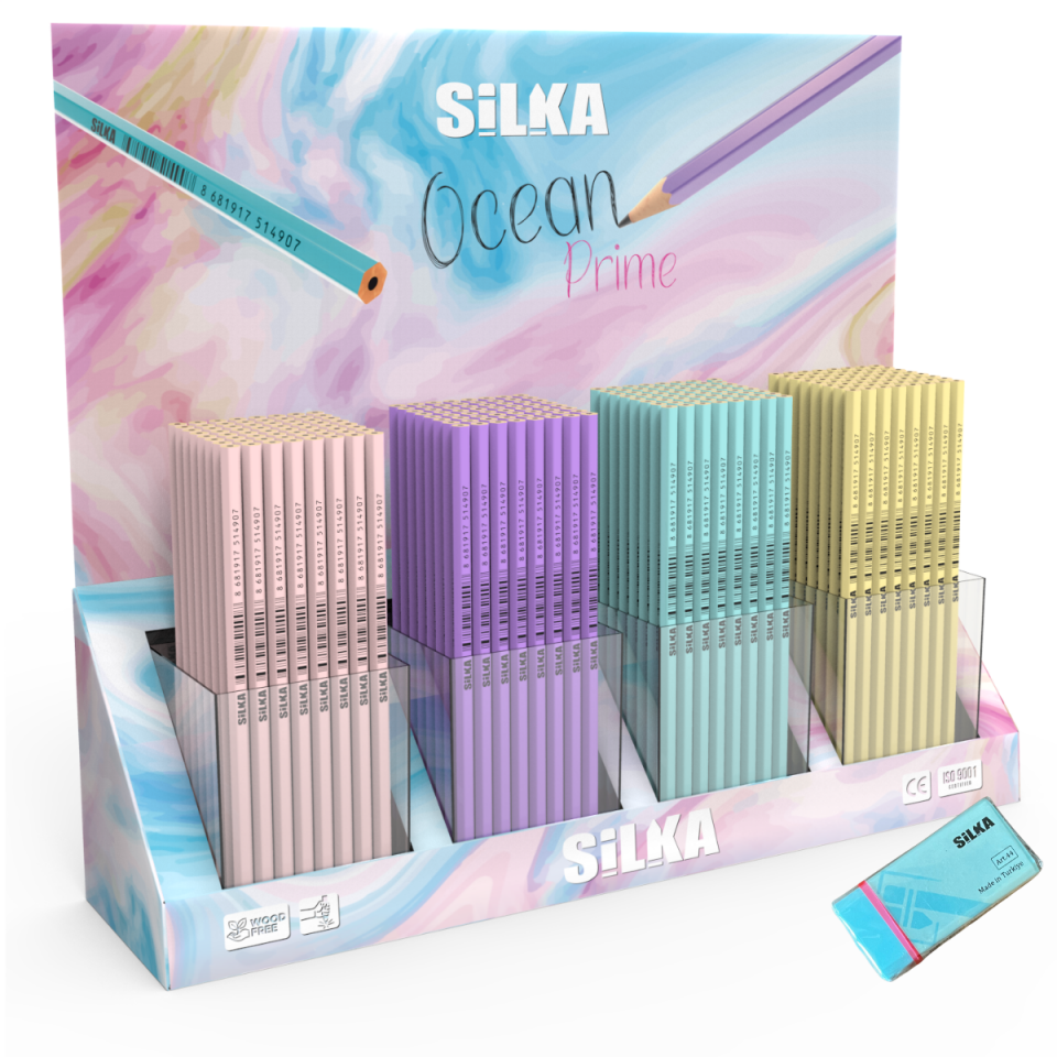 Art.1490 Silka Ocean Prime Pastel Kurşun Kalem 12'li