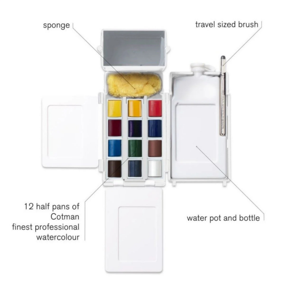 Winsor&Newton Cotman Field Box 1/2 Sulu Boya 12'li 0390639