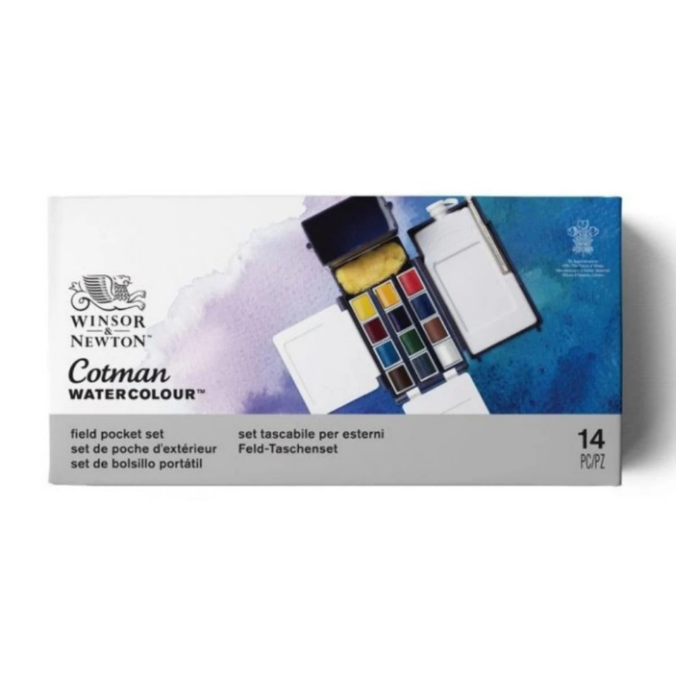 Winsor&Newton Cotman Field Box 1/2 Sulu Boya 12'li 0390639