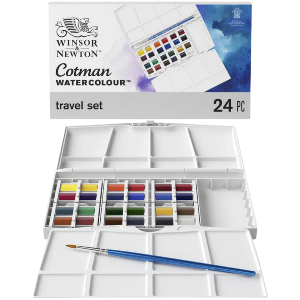 Winsor&Newton Cotman Wc H/Plus 24 Tablet Sulu Boya Seti 390376