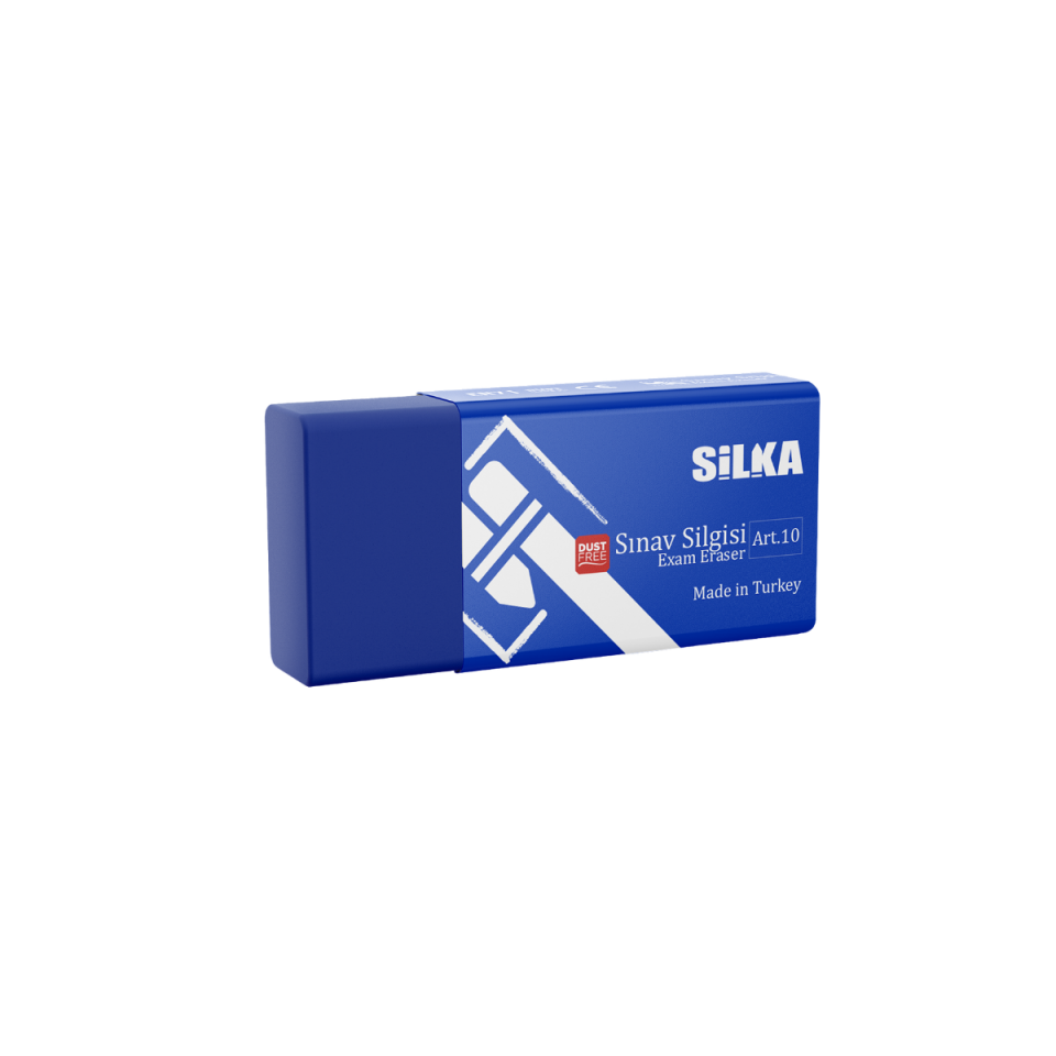 Silka 10-30 Mavi Sınav Silgisi Mini