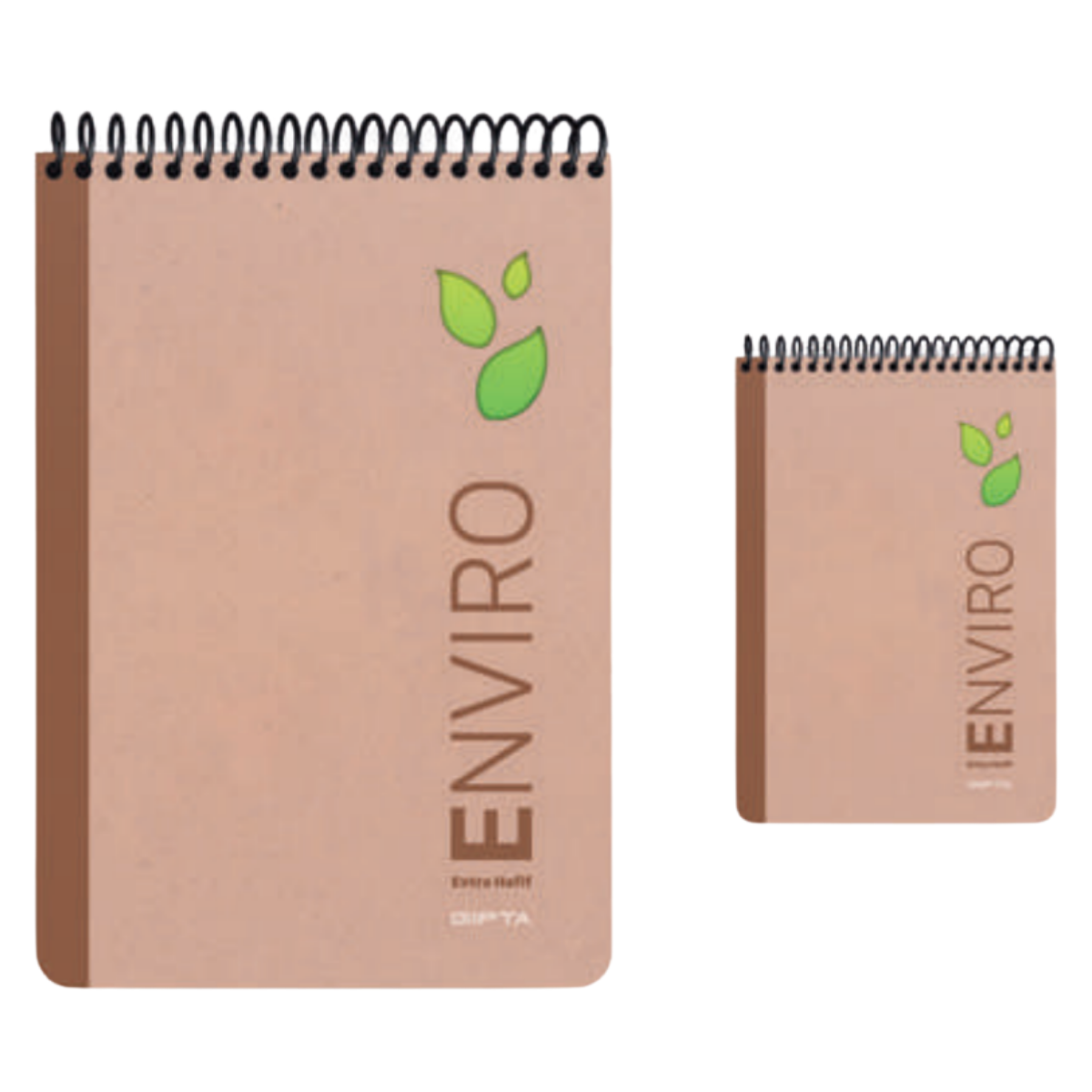Gıpta 2346 Envıro Spiralli  Kraft Sert Kapak Bloknot A4 100 Yaprak Kareli