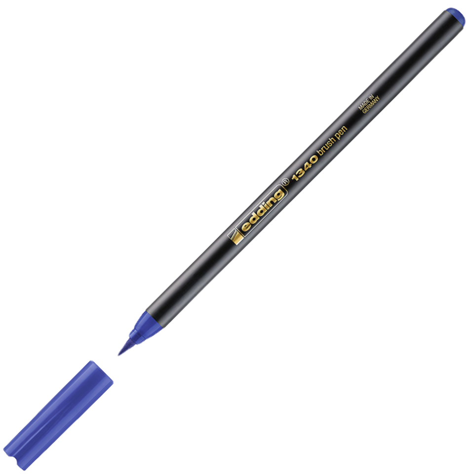 Edding Fırça Uçlu Kalem 1340-03 Mavi