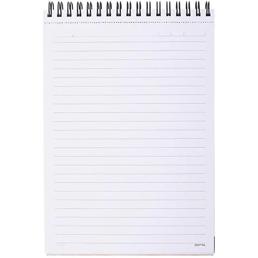 Gıpta 1379 Prisma Spiralli Lamine Kapak Bloknot A5 100 Yaprak Çizgili