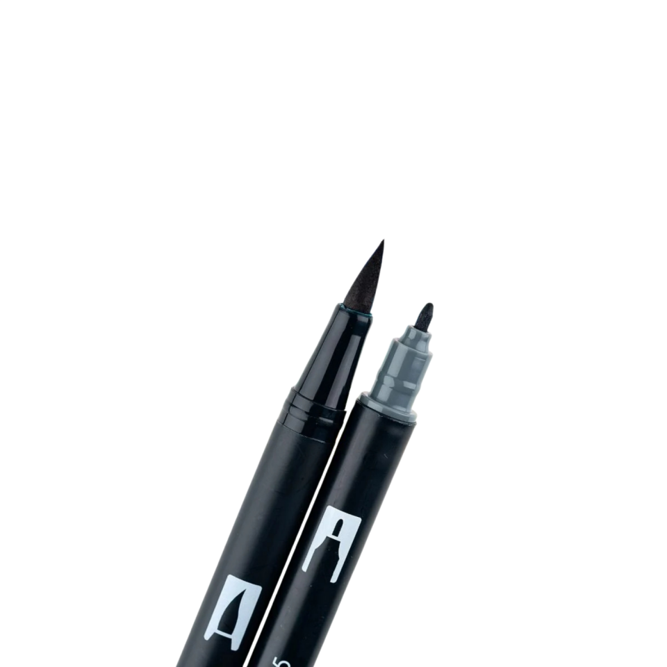 Tombow Dual Brush Pen Kalemi Seti Grayscale Renkler 56171 10 Renk