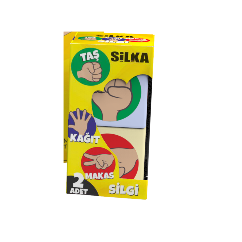 Silka 1039 Taş, Kağıt, Makas Oyuncak Silgi
