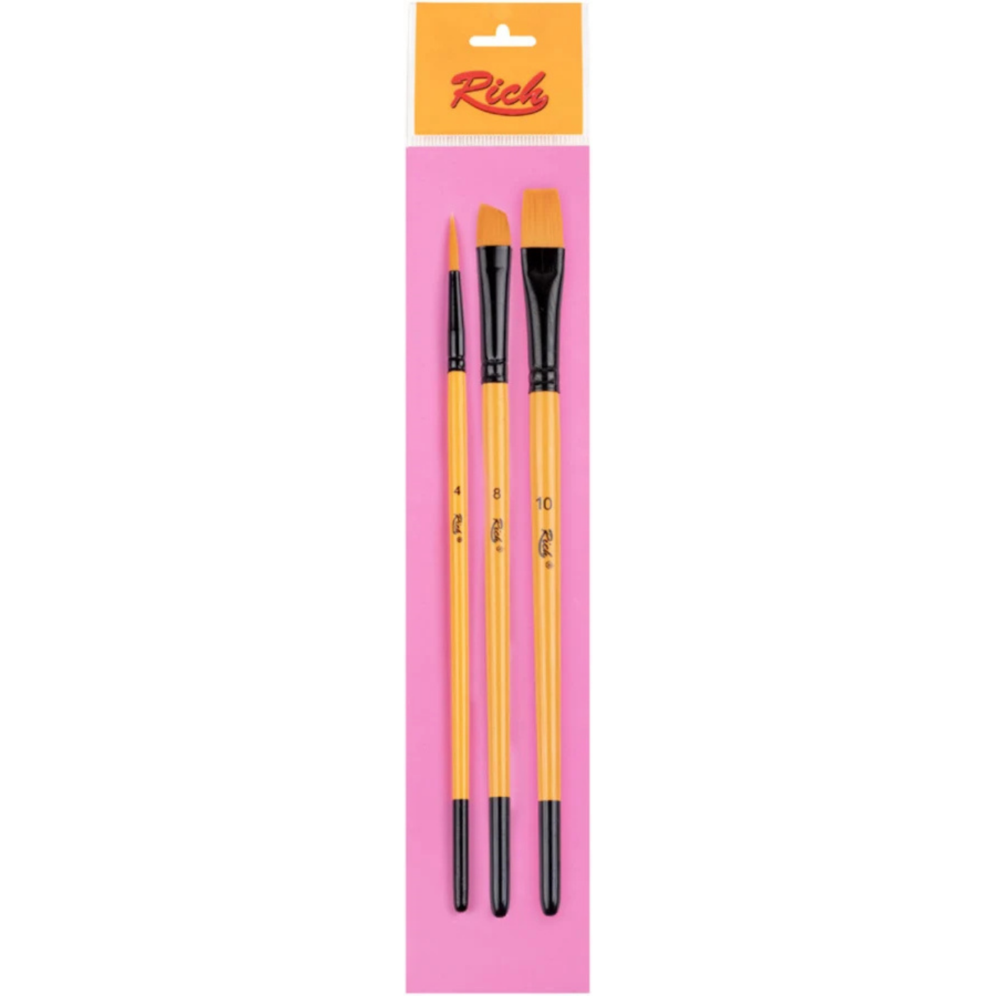 Rich Art 17336 Set 10 Karışık Fırça 3'lü