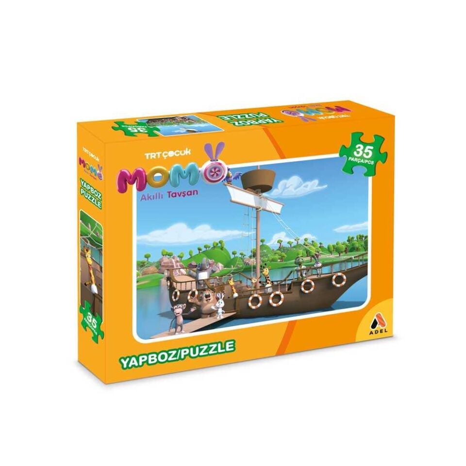 Adel Trt Çocuk Puzzle Tavşan Momo 35 Parça 000512