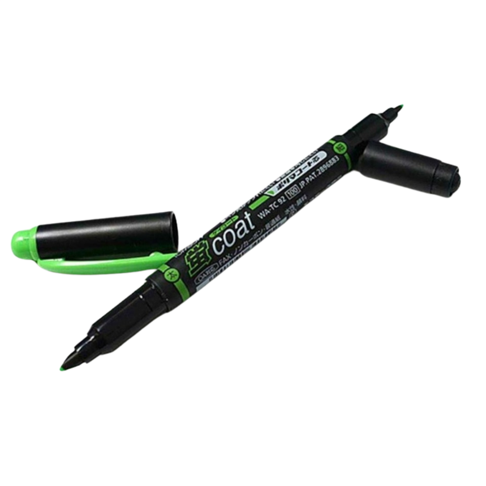 Tombow Kei-Coat Çift Uçlu Fosforlu Kalem Yeşil