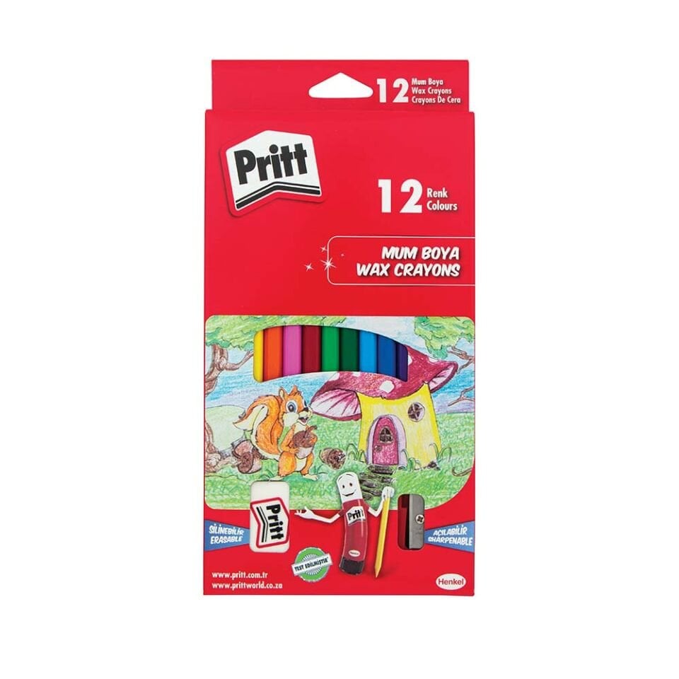 Prıtt 1433960 Sılınebılır Pastel Boya 12Lı