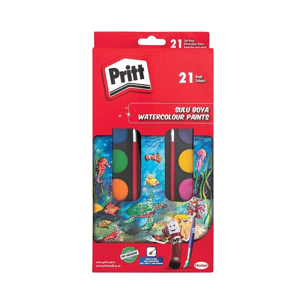 Prıtt 1671703 Sulu Boya 21 Lı Buyuk Tablet