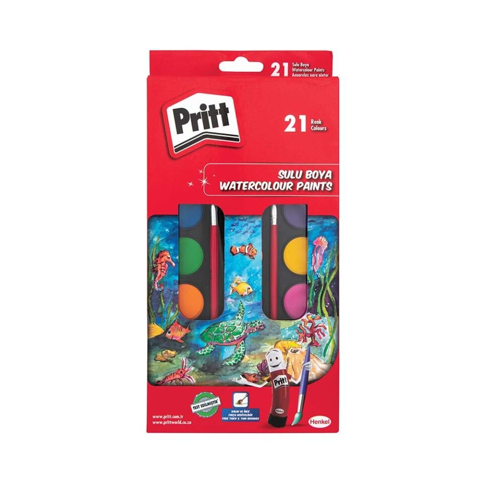 Prıtt 1671703 Sulu Boya 21 Lı Buyuk Tablet