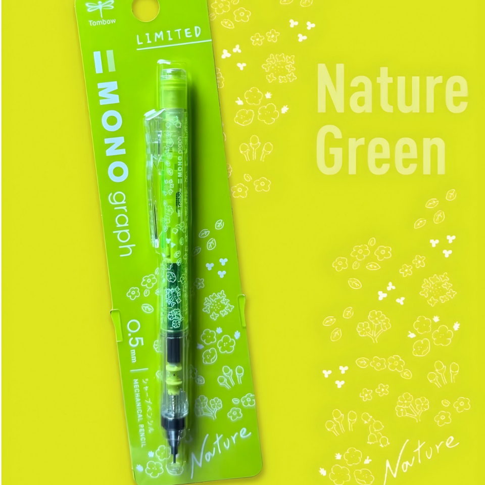 Tombow 142 Mono Graph Nature Versatil Kurşun Kalem 0.5 mm Botanical