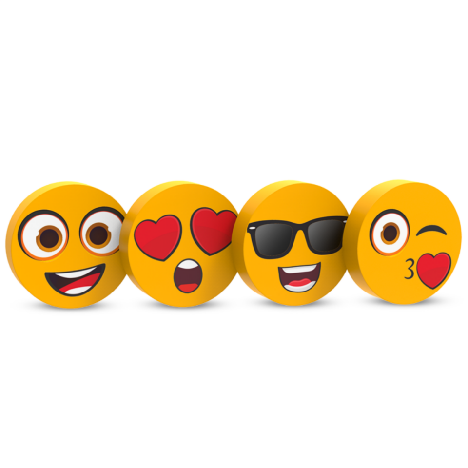 Silka 52 Smile Oyuncak Silgi 4'lü