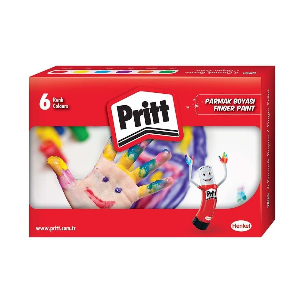 Prıtt 1221355 Parmak Boyası 6 Renk 30Ml