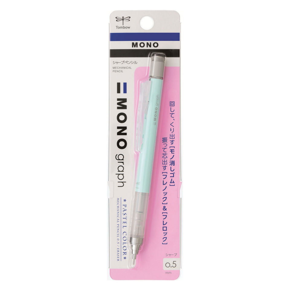 Tombow 136 Mono Graph Versatil Kalem 0.5mm Buz Mavi