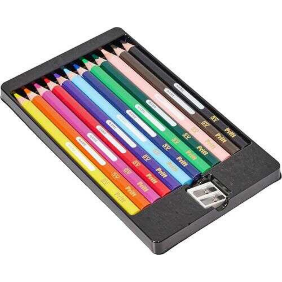 Pritt 1219733 Kuruboya Kalemi 12'li Jumbo Üçgen