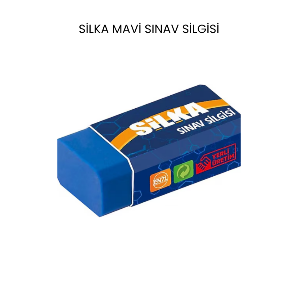 Silka Büyük Mavi  Sınav Silgisi