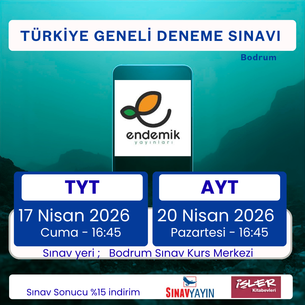 Endemik  Yayınları Deneme Sınavı TYT - AYT