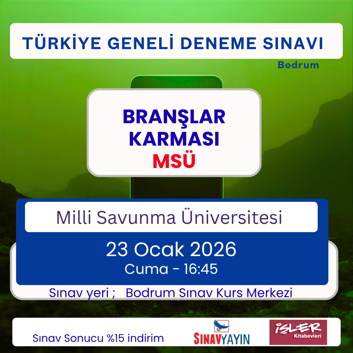 Branşlar Karması MSÜ Provası