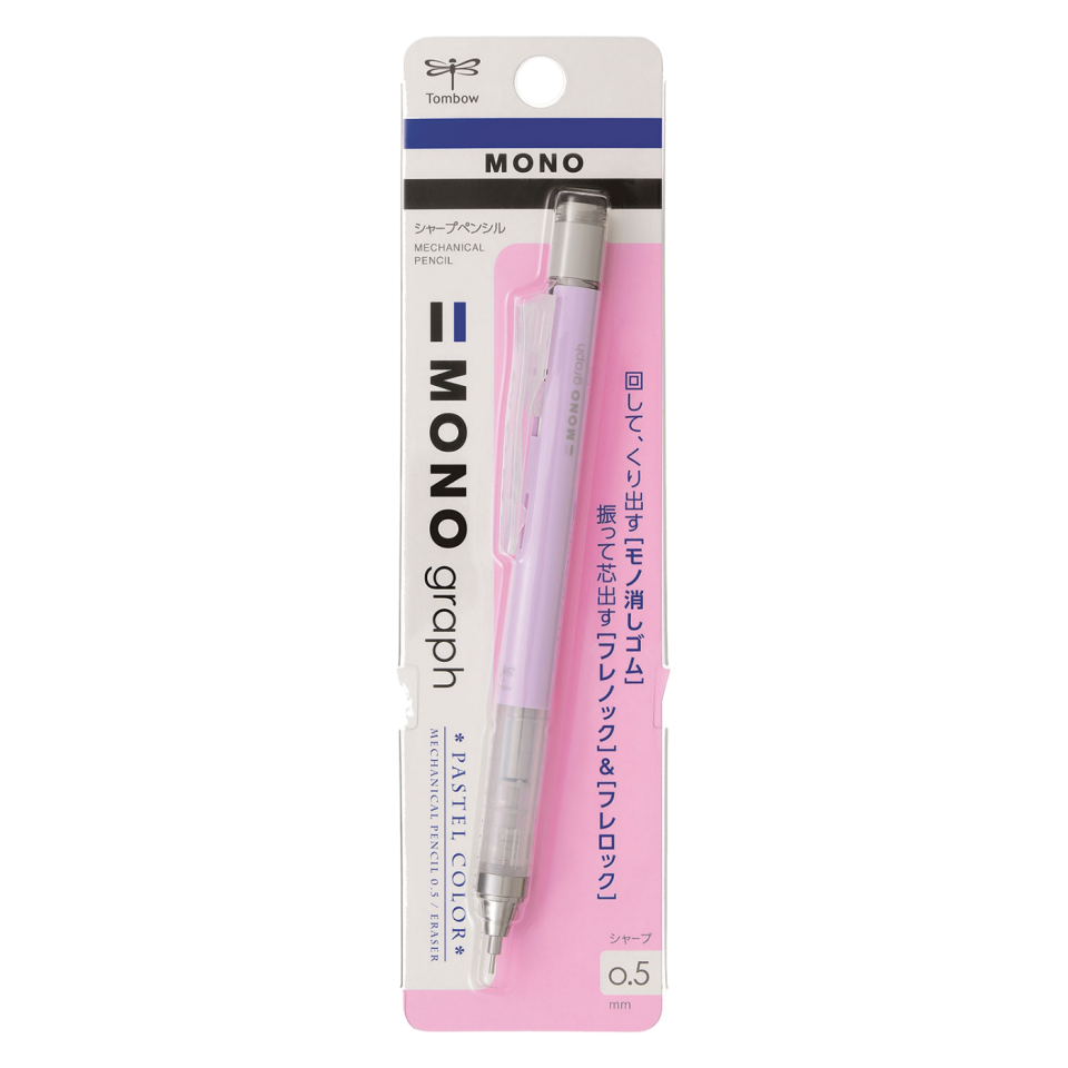 Tombow 136 Mono Graph Versatil Kalem 0.5mm Lavanta