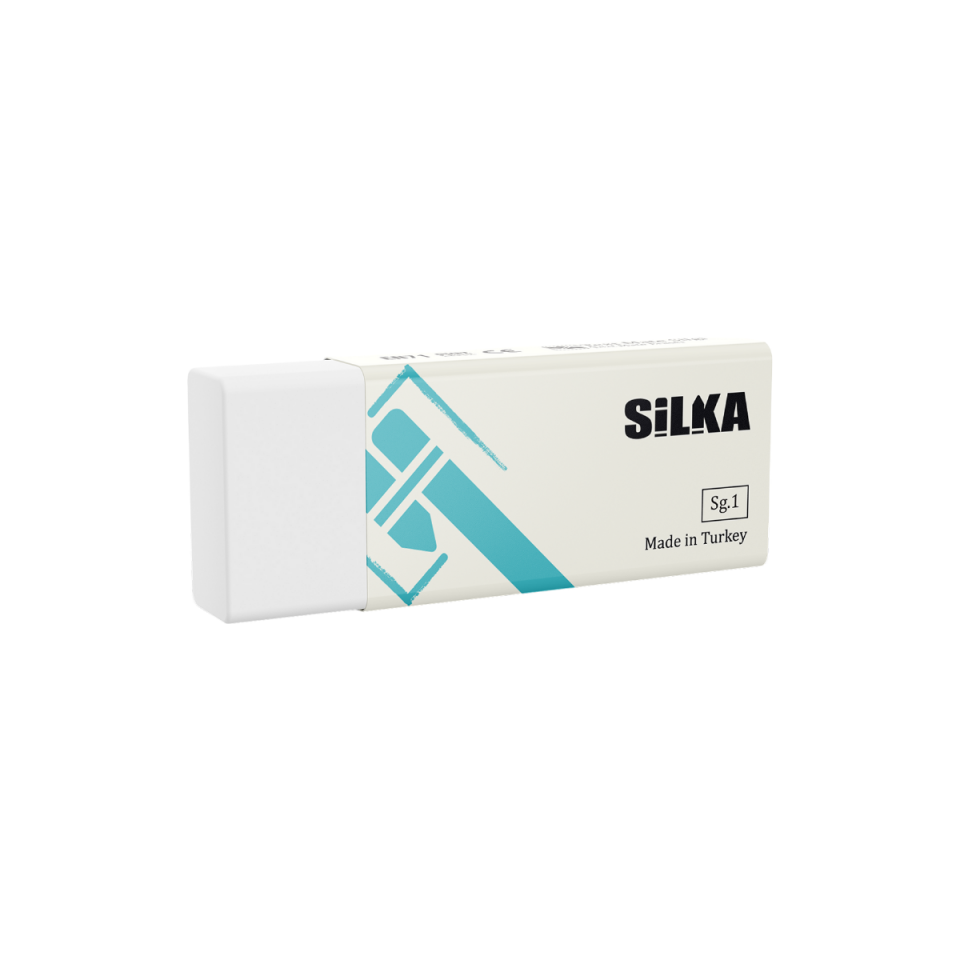 Silka 1-20 Beyaz Text Mate Silgi