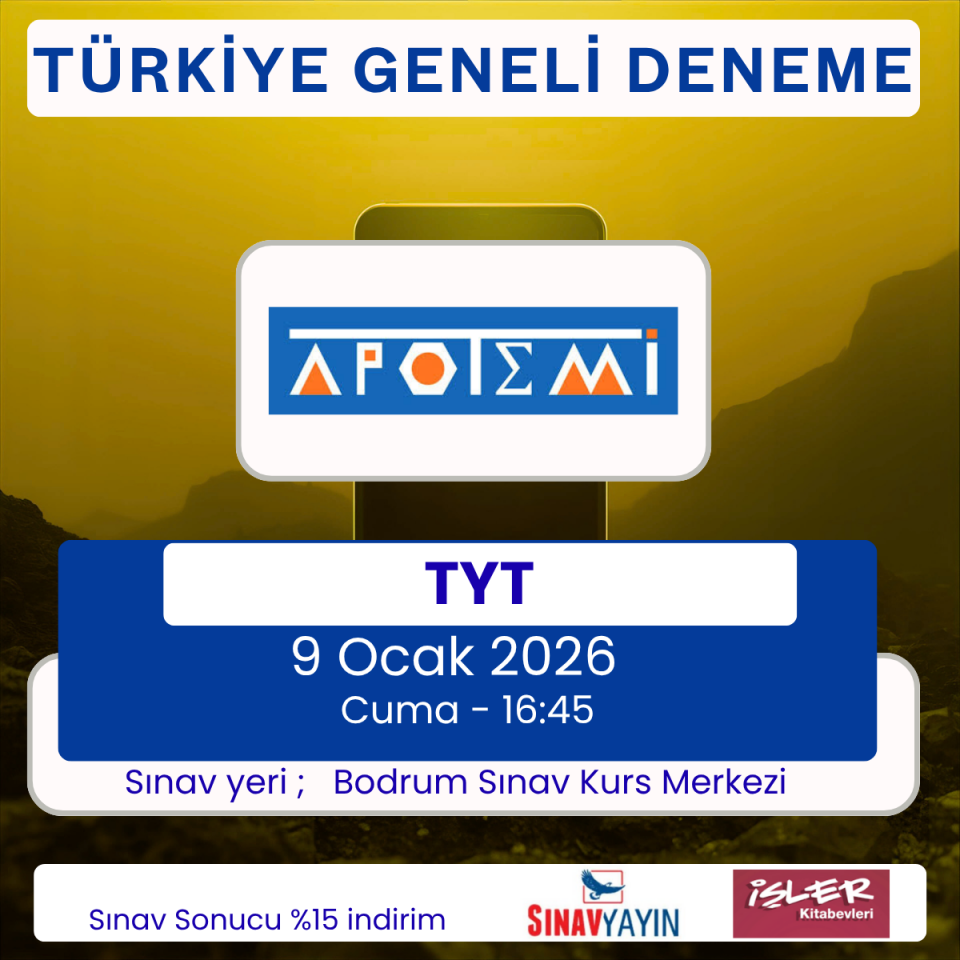 Apotemi Yayınları Deneme Sınavı TYT  / 2
