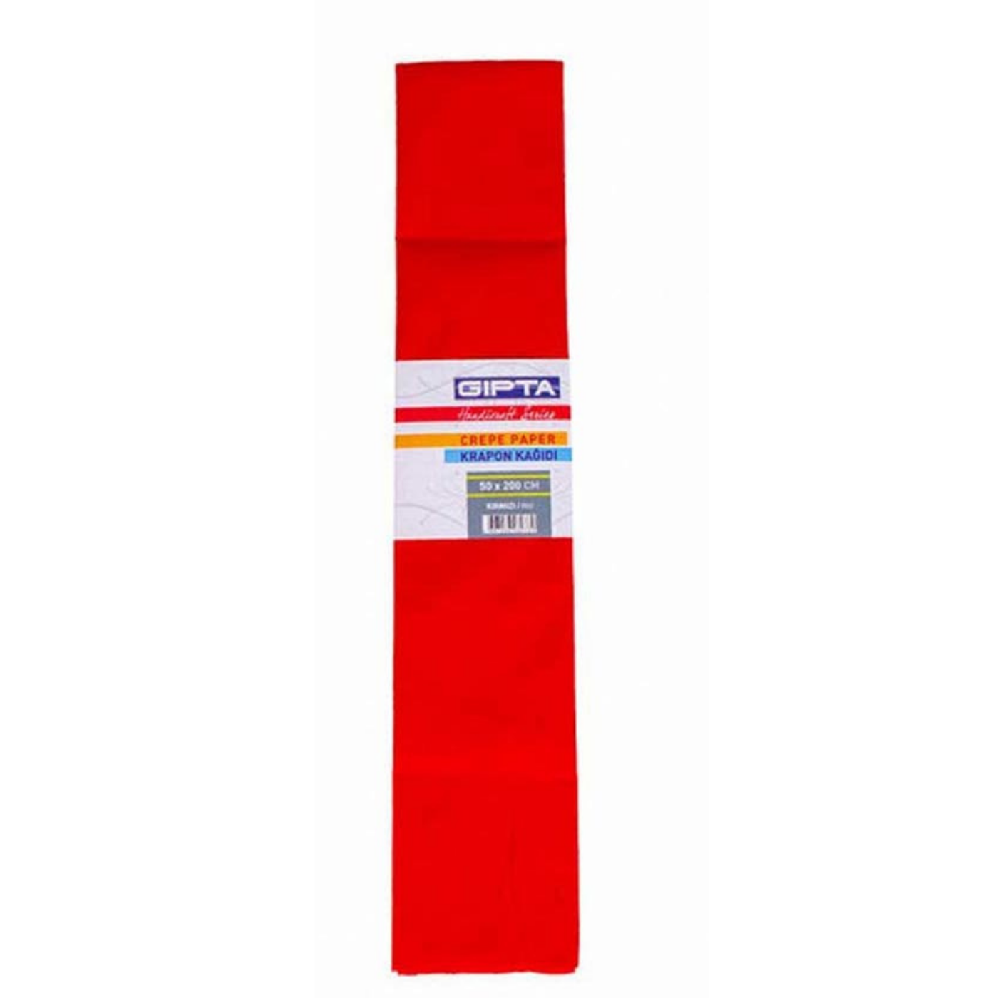Gıpta 9123 Krapon Kağıdı 50x200 cm Kırmızı