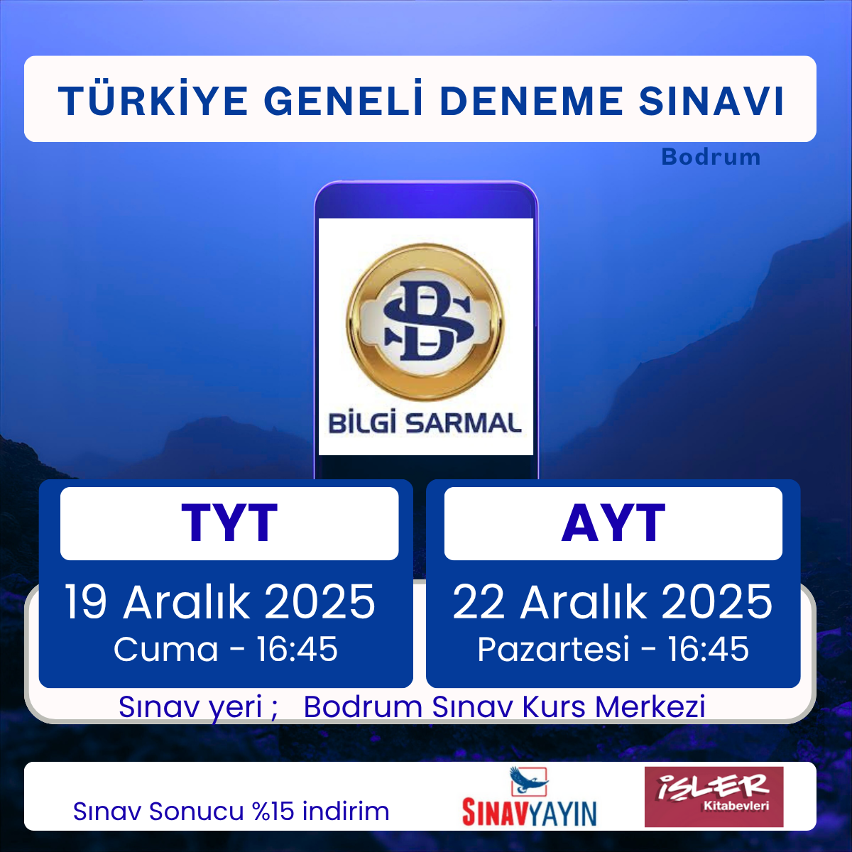 Bilgi Sarmal Yayınları  Deneme Sınavı TYT-AYT-2
